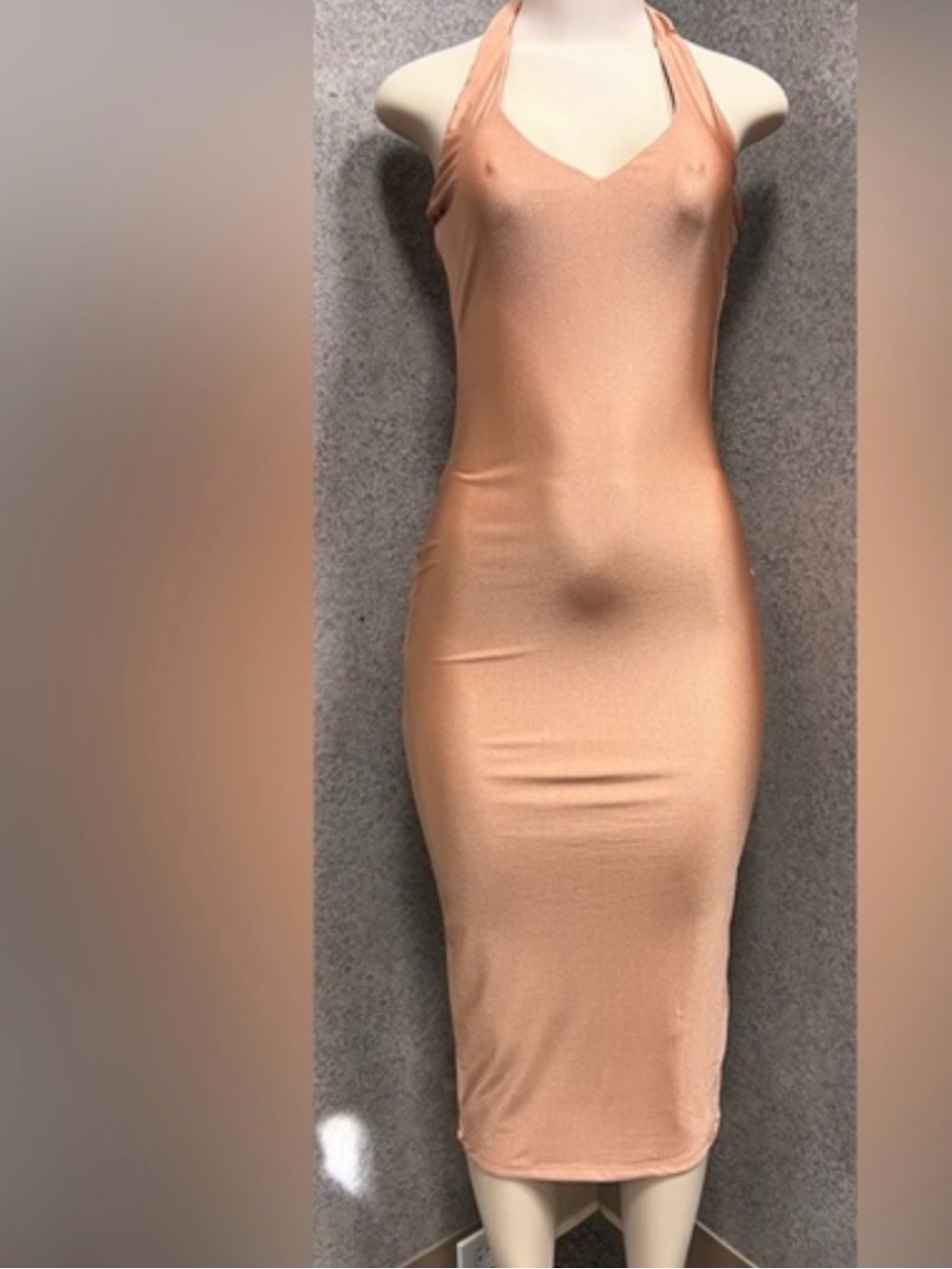 AKIRA Paxton Halter Neck Dress - New Women